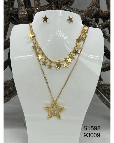 S1598 Conjunto de Collar con Dije de Estrella